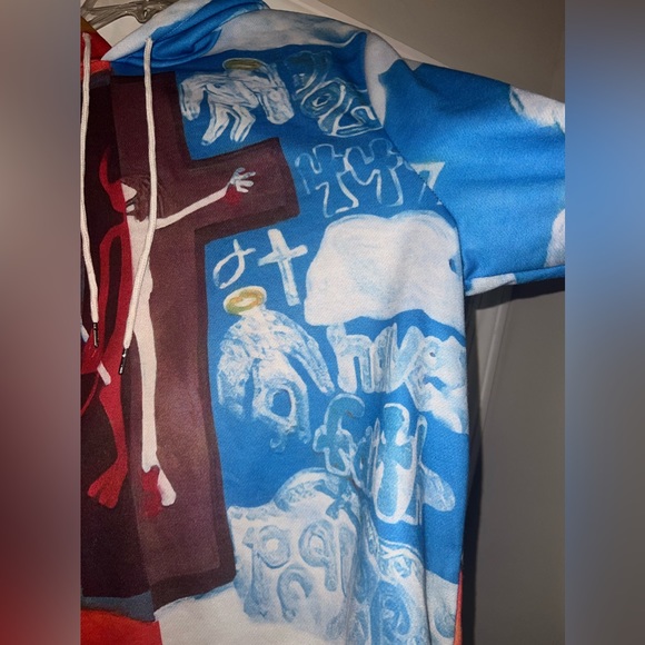 Heaven 😇or Hell👹 hoodie size M - Picture 13 of 13